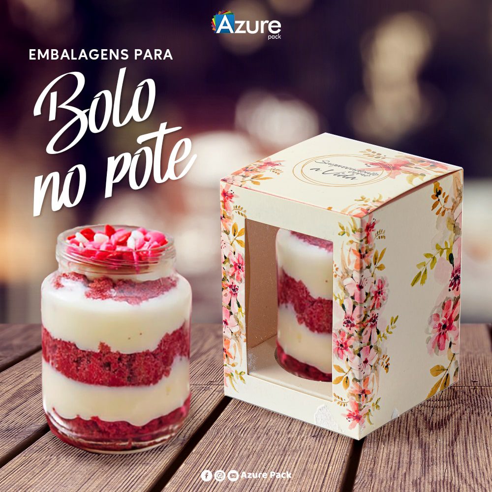 Embalagem Para Bolo De Pote